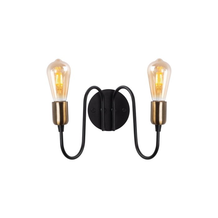 Opviq Lámpara de pared Firat - 11521 en Negro y Antiguo